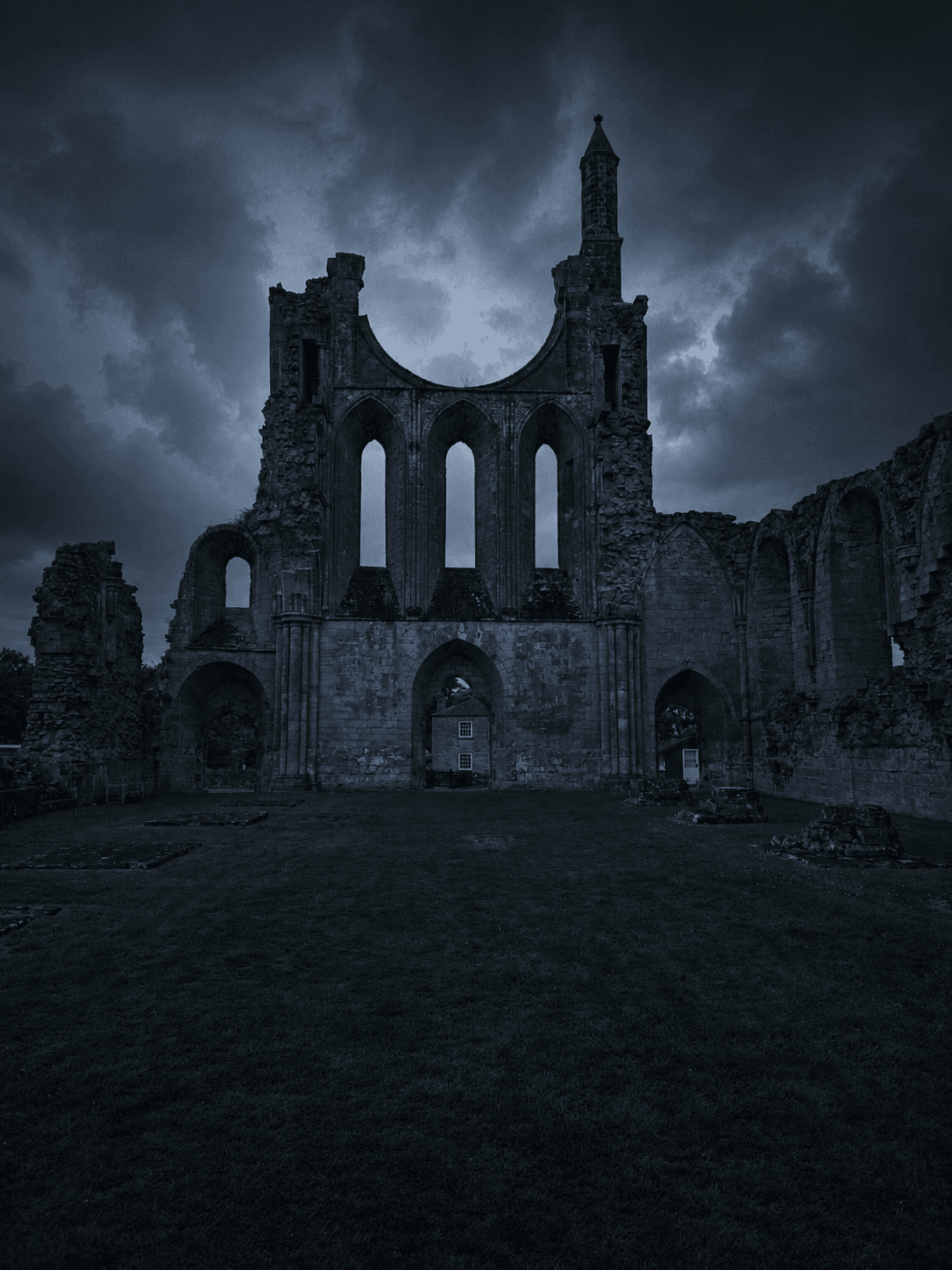 Atmospheric North Yorkshire Halloween evening