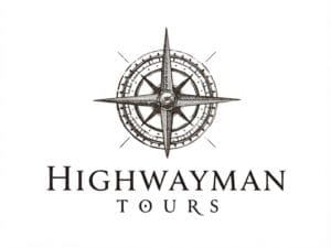Highwayman Tours compass logo